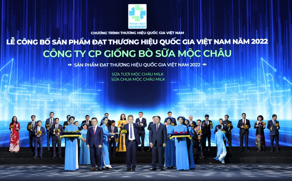 Mộc Châu Milk được vinh danh đạt Thương hiệu quốc gia năm 2022