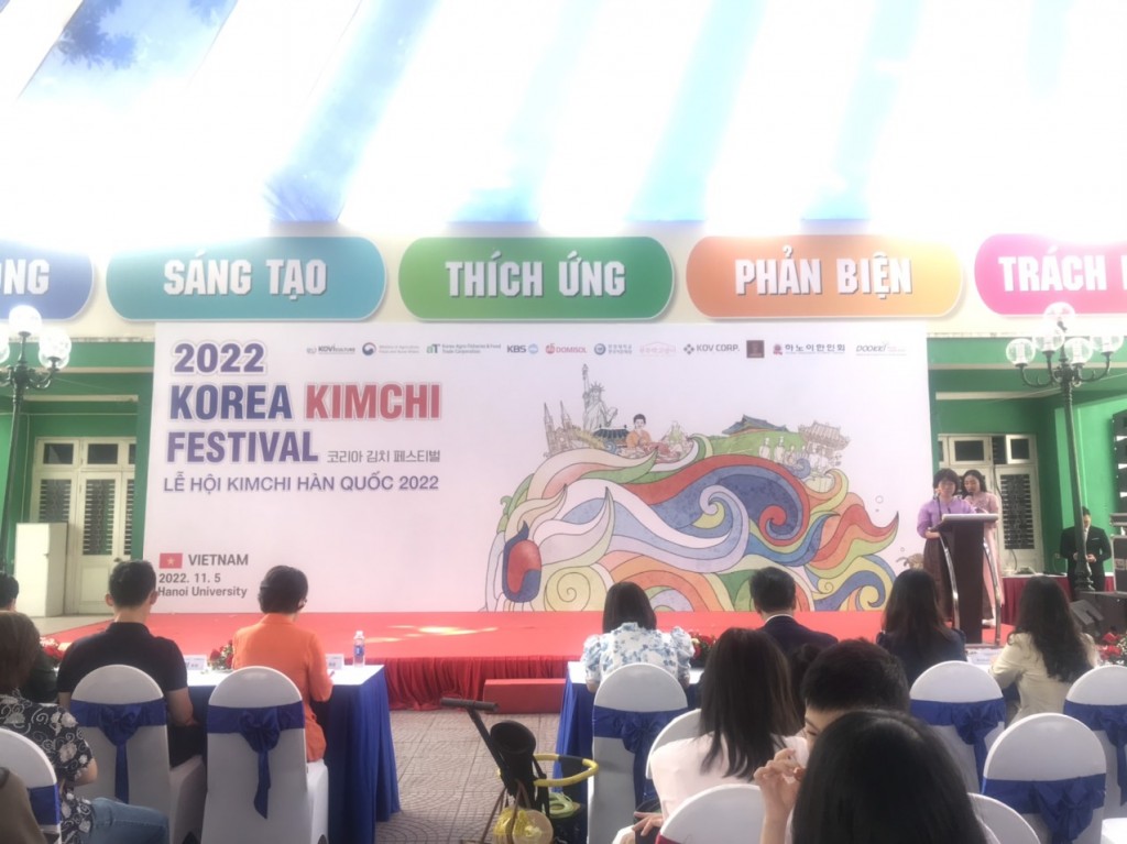 Sôi động Lễ hội Kim chi Hàn Quốc 2022 tại Hà Nội