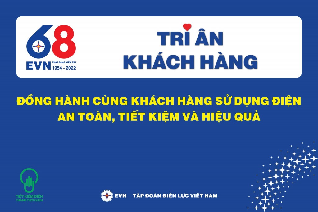 EVN áp dụng Tháng tri ân khách hàng năm 2022