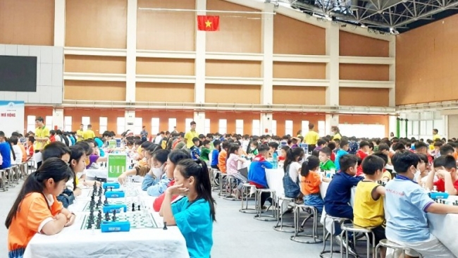 Giải cờ vua nhanh Hà Nội mở rộng năm 2022 thu hút số vận động viên kỷ lục