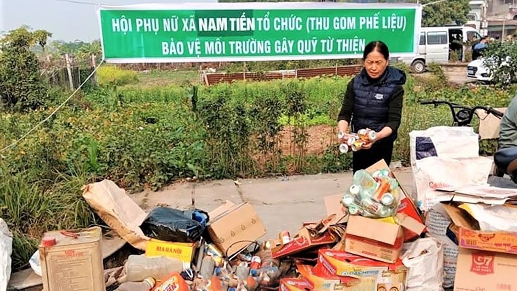 Mô hình thu gom phế liệu của chị em phụ nữ huyện Phú Xuyên, TP Hà Nội