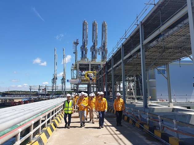 Dự án Kho chứa 1 triệu m3 LNG Thị Vải đang dần hoàn thành
