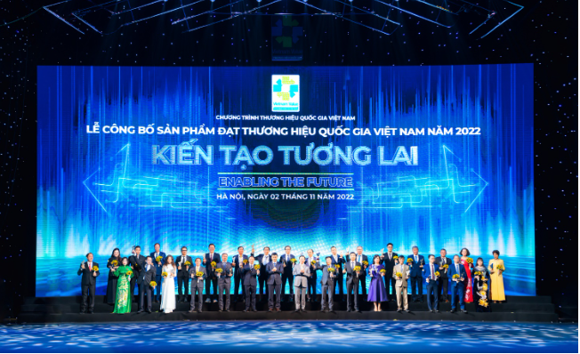 Lễ công bố Thương hiệu quốc gia Việt Nam 2022