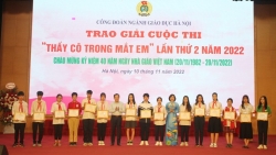 Hà Nội trao giải cuộc thi Thầy cô trong mắt em năm 2022