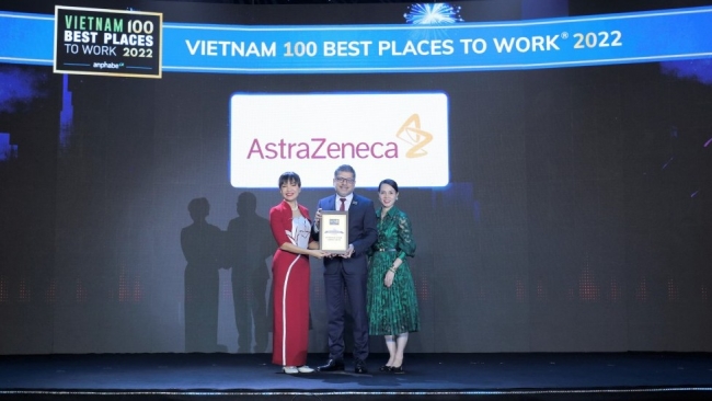 AstraZeneca được vinh danh nơi làm việc tốt nhất Việt Nam trong 4 năm liên tiếp