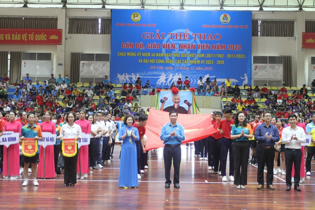 Hơn 1200 vận động viên tham dự giải thể thao cán bộ giáo viên ngành giáo dục Thủ đô