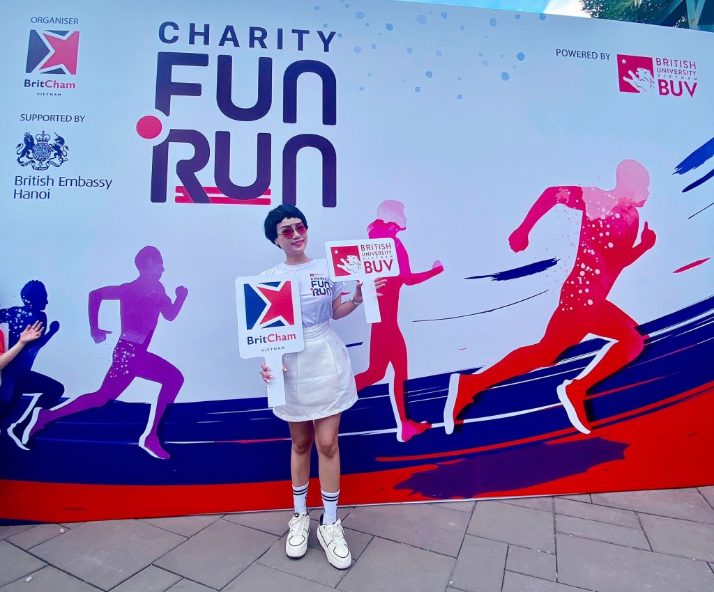 Ca sĩ Ngọc Khuê làm Đại sứ quỹ từ thiện BritCham Charity Fun Run