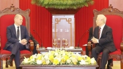 Tổng Bí thư Nguyễn Phú Trọng tiếp Thủ tướng Cộng hòa Liên bang Đức Olaf Scholz