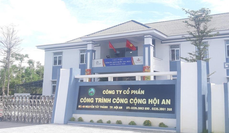 Trụ sở mới của Công ty CP Công trình Công cộng Hội An (tỉnh Quảng Nam) tại đường Nguyễn Tất Thành, phường Tân An (Ảnh: PV