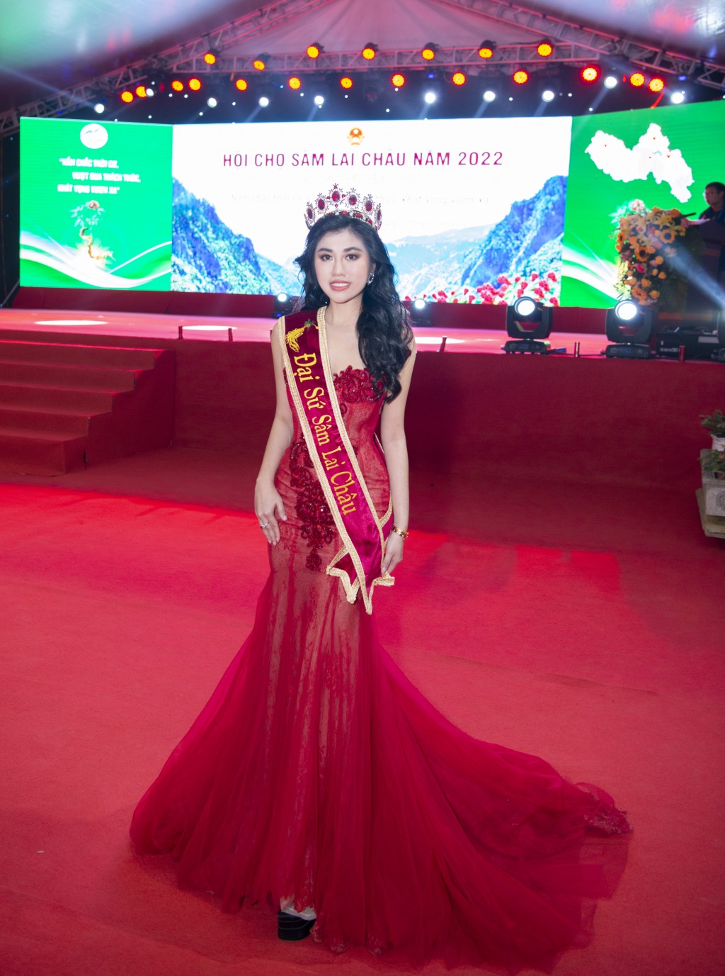 Hoa hậu Emily Hồng Nhung vinh dự được chọn làm Đại sứ Sâm Lai Châu