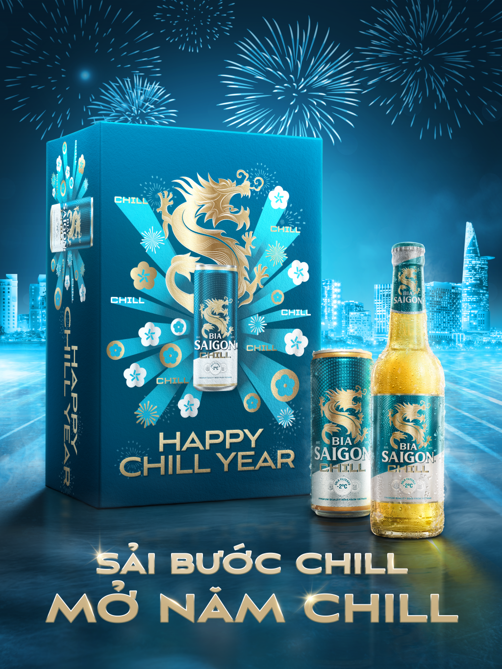 Chiến dịch “Happy Chill Year – Sải bước Chill, mở năm Chill” sẽ bao gồm các chuỗi hoạt động âm nhạc, thời trang sôi động tại khắp các tỉnh thành Việt Nam