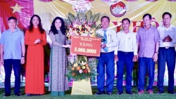 Bí thư Thành đoàn Hà Nội Chu Hồng Minh dự Ngày hội Đại đoàn kết toàn dân tộc tại huyện Quốc Oai