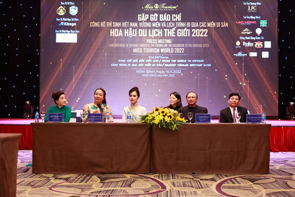 Ban tổ chức thông tin về vòng chung kết Hoa hậu Du lịch Thế giới 2022