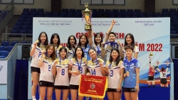 Đội bóng chuyền nữ VietinBank giữ vững ngôi vương tại giải U23 quốc gia