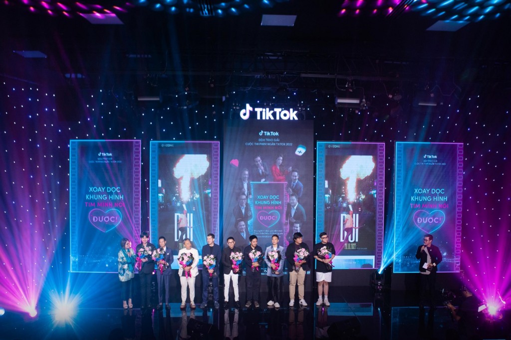 Dàn ban giám khảo tại Gala Cuộc thi phim ngắn TikTok Film Festival 2022