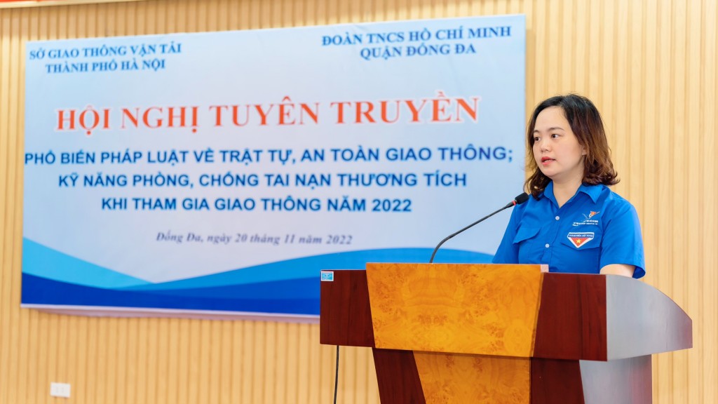 Hà Nội: Nâng cao ý thức an toàn giao thông cho đoàn viên, thanh niên quận Đống Đa