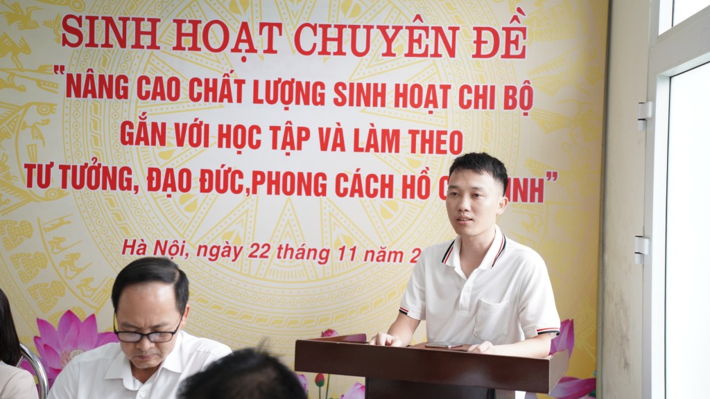 Để sinh hoạt chi bộ 