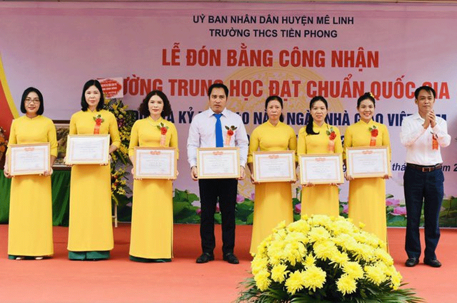 Trường THCS Tiền Phong vượt khó, đạt nhiều thành tích tự hào trong dạy và học