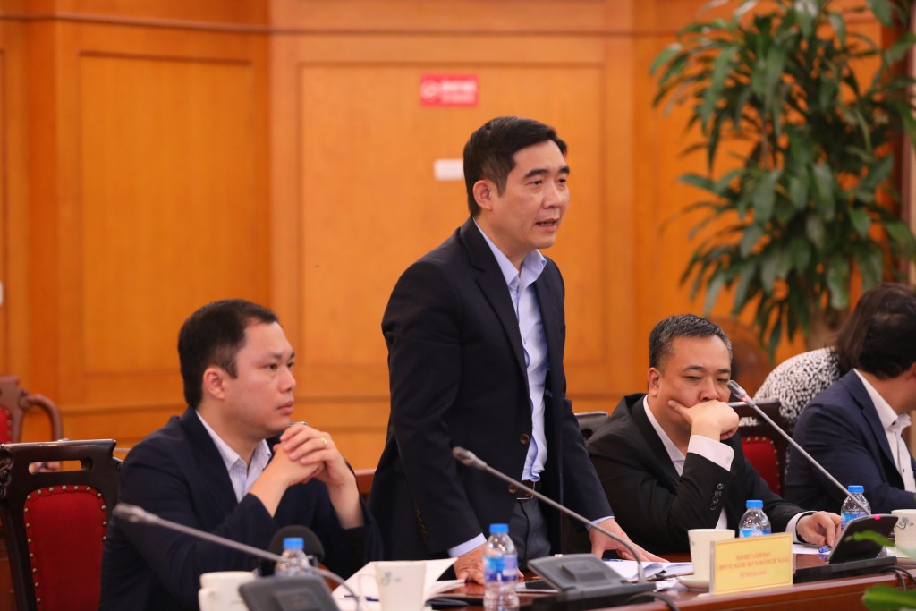 Thứ trưởng Bộ Khoa học và Công nghệ Trần Văn Tùng phát biểu tại buổi họp báo