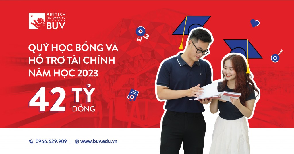 Quỹ học bổng BUV năm 2023 tiếp tục hành trình thắp sáng ước mơ học tập