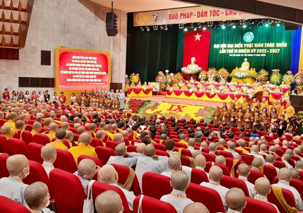 Khai mạc trọng thể Đại hội Đại biểu Phật giáo toàn quốc lần thứ IX