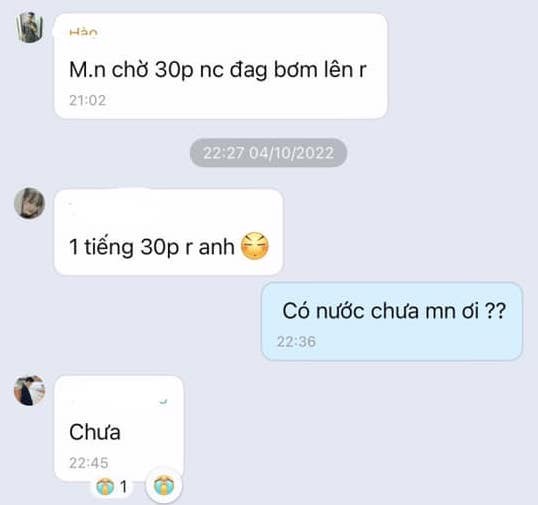 Nhiều khu trọ cũng hay bị mất nước