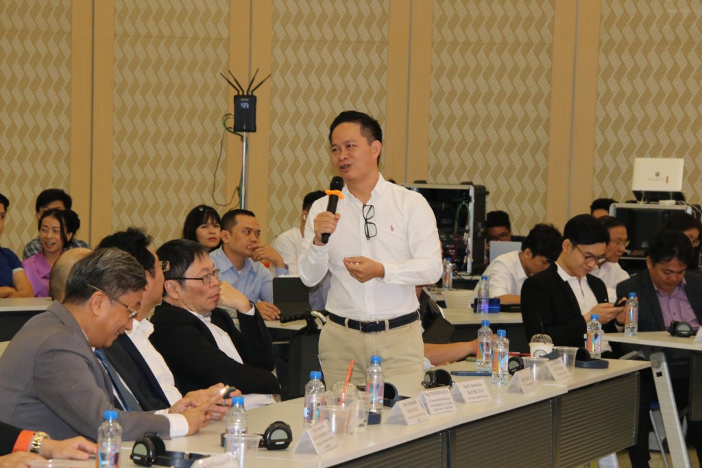Ông Nguyễn Bá Diệp - Phó chủ tịch, CEO MoMo phát biểu tại Hội thảo