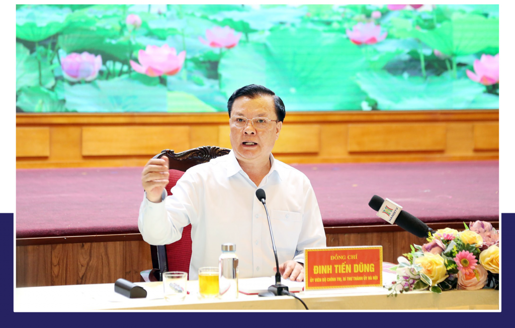 Bí thư Thành ủy Hà Nội Đinh Tiến Dũng Bí thư Thành ủy Hà Nội Đinh Tiến Dũng