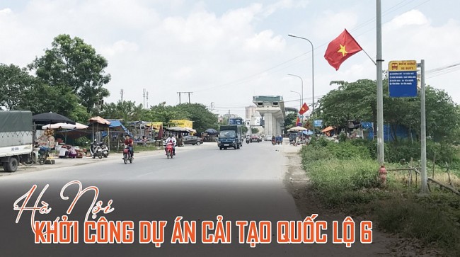 Hà Nội khởi công dự án cải tạo quốc lộ 6