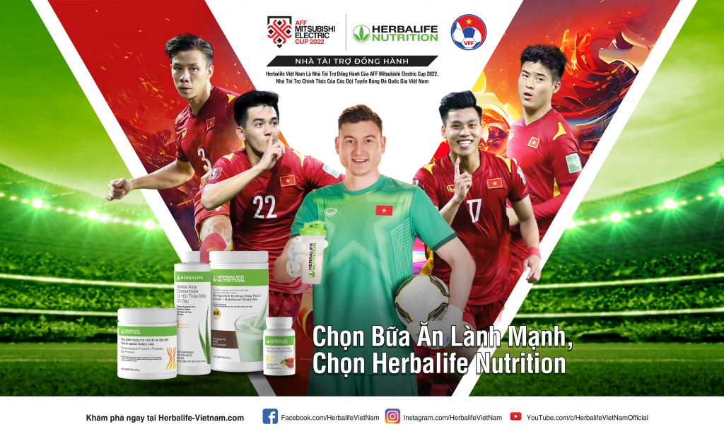 Herbalife Nutrition trở thành nhà tài trợ đồng hành của AFF Mitsubishi Electric Cup lần thứ hai liên tiếp