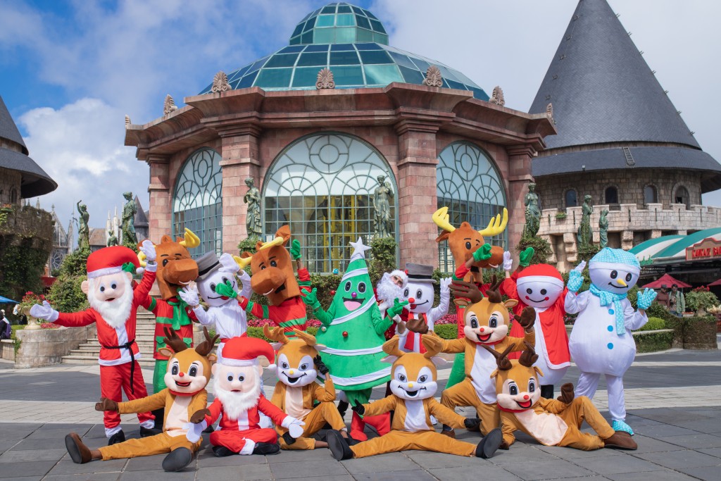 Không khí Noel tràn ngập niềm vui tại Sun World Ba Na Hills