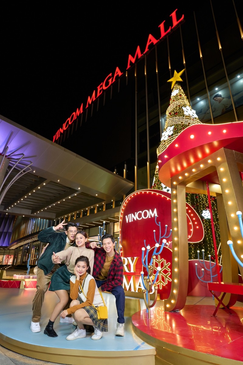 Giáng sinh tại Vincom Mega Mall Ocean Park (Hà Nội) mang hơi thở từ biển cả