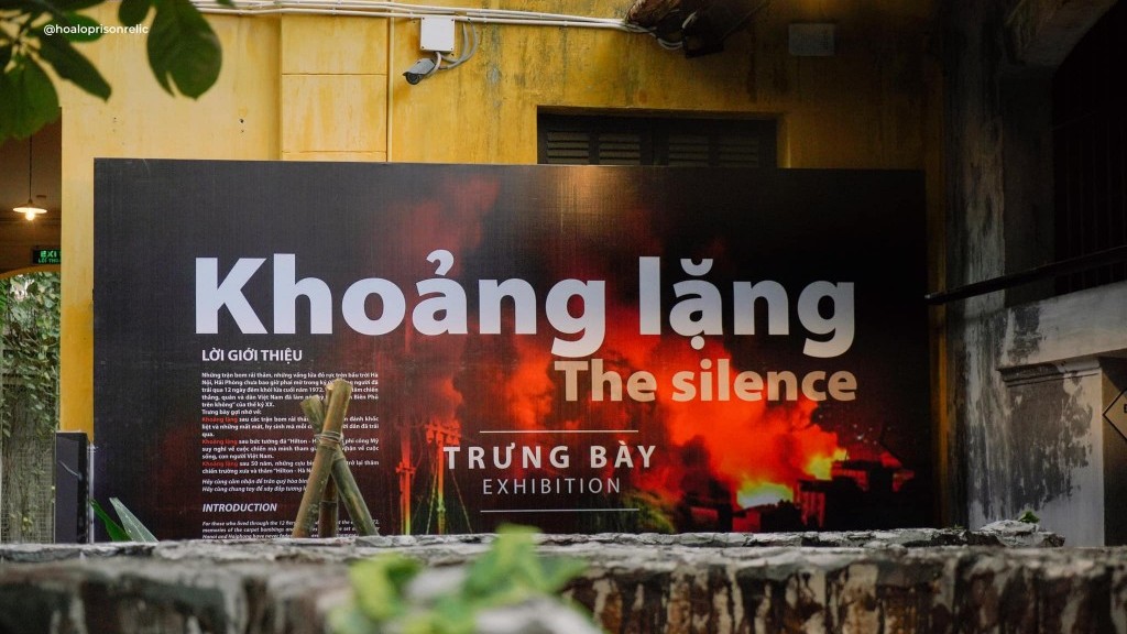 Trưng bày "Khoảng lặng" tại di tích Hỏa Lò kỷ niệm 50 năm Chiến thắng "Hà Nội - Điện Biên Phủ trên không”
