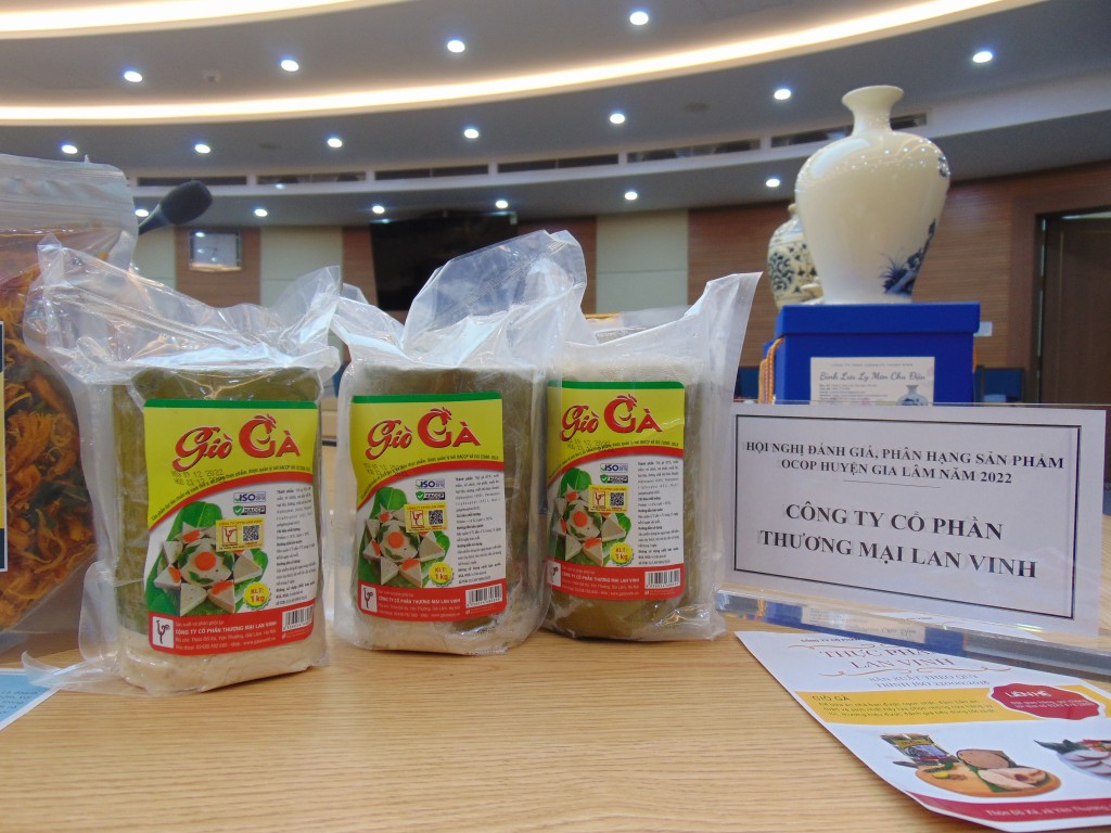 30 sản phẩm của huyện Gia Lâm tham gia đánh giá, phân hạng OCOP