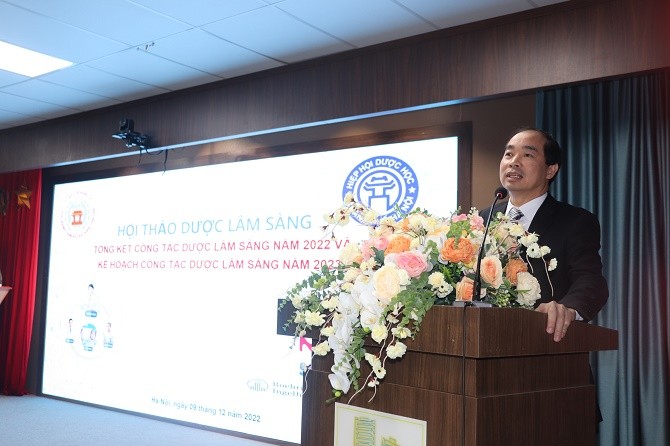 TS.BS Nguyễn Đình Hưng- Phó Giám đốc Sở Y tế Hà Nội phát biểu tại hội nghị