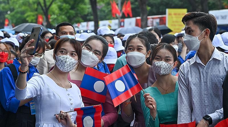 Bạn trẻ tham dự festival Thanh niên Đông Nam Á