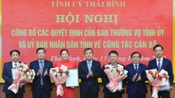 Thái Bình: Công bố luân chuyển, điều động 4 cán bộ, lãnh đạo chủ chốt