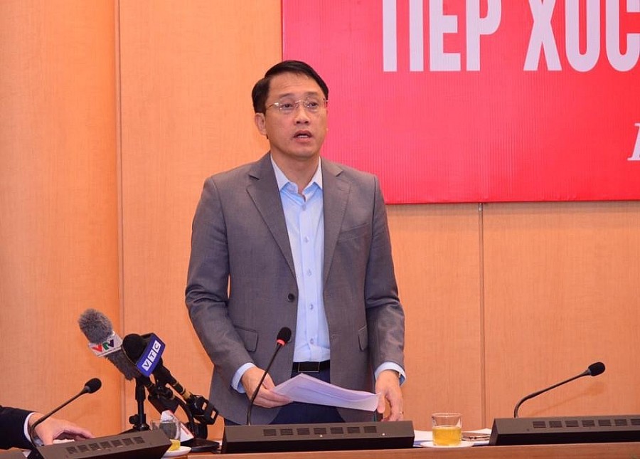 Cục trưởng Cục Thuế Hà Nội Mai Sơn phát biểu tại Hội nghị