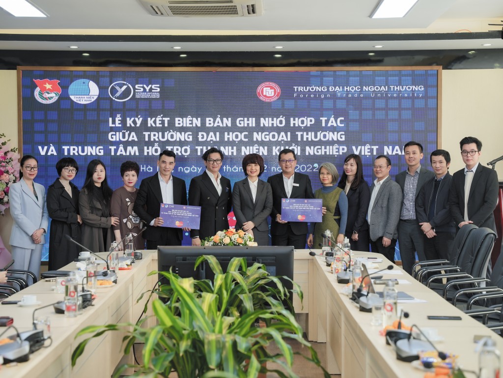 Trung tâm Hỗ trợ Thanh niên Khởi nghiệp Việt Nam hợp tác với Đại học Ngoại thương
