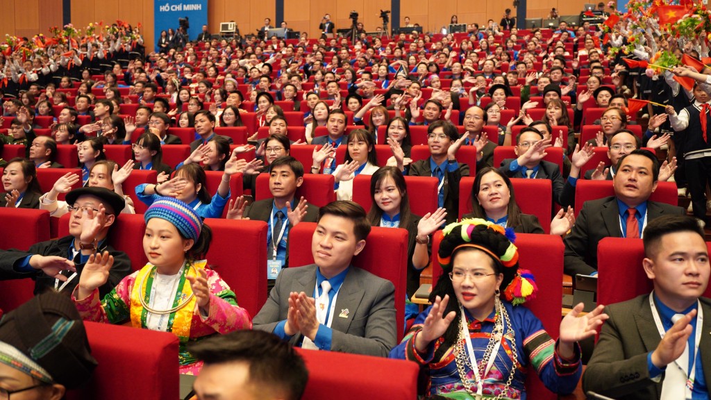 Rực rỡ sắc màu dân tộc ở Đại hội Đoàn XII Rực rỡ sắc màu dân tộc ở Đại hội Đoàn XII
