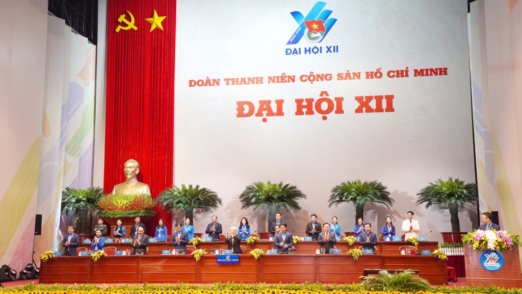 Phiên trọng thể Đại hội đại biểu toàn quốc Đoàn TNCS Hồ Chí Minh lần thứ XII