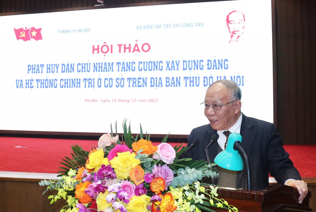 Phát huy mạnh mẽ dân chủ, tiên phong nâng cao chất lượng xây dựng, chỉnh đốn Đảng