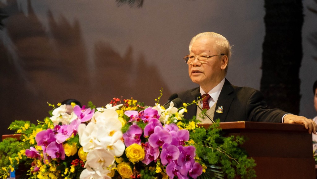 Tổng Bí thư Nguyễn Phú Trọng phát biểu chỉ đạo Đại hội 
