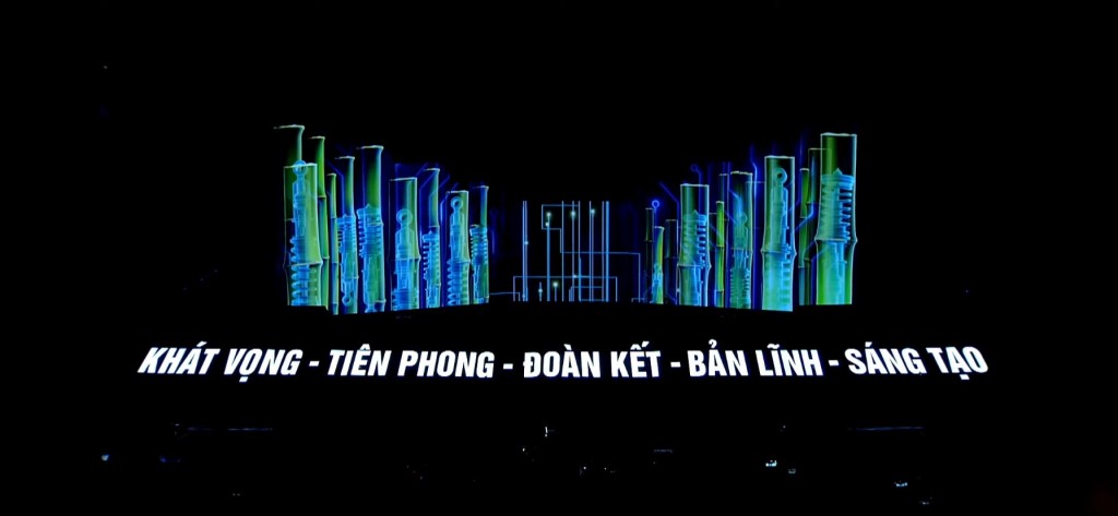 Trẻ trung, vững vàng, trung thành tuyết đối - Biểu tượng cây tre Việt Nam tại Đại hội Đoàn