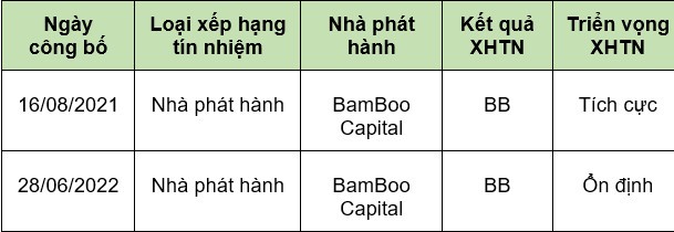 BCG và FiinRatings dừng xếp hạng tín nhiệm do hết hợp đồng, không liên quan đến triển vọng doanh nghiệp