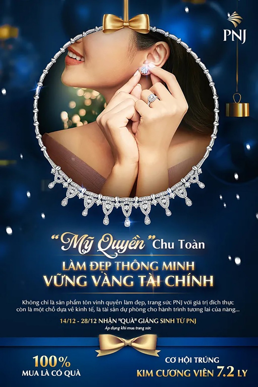 Giáng sinh này cùng PNJ làm đẹp thông minh, vững vàng tài chính