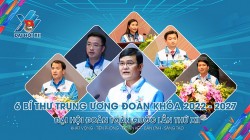 6 đồng chí trúng cử Ban Bí thư Trung ương Đoàn khóa XII, nhiệm kỳ 2022 - 2027