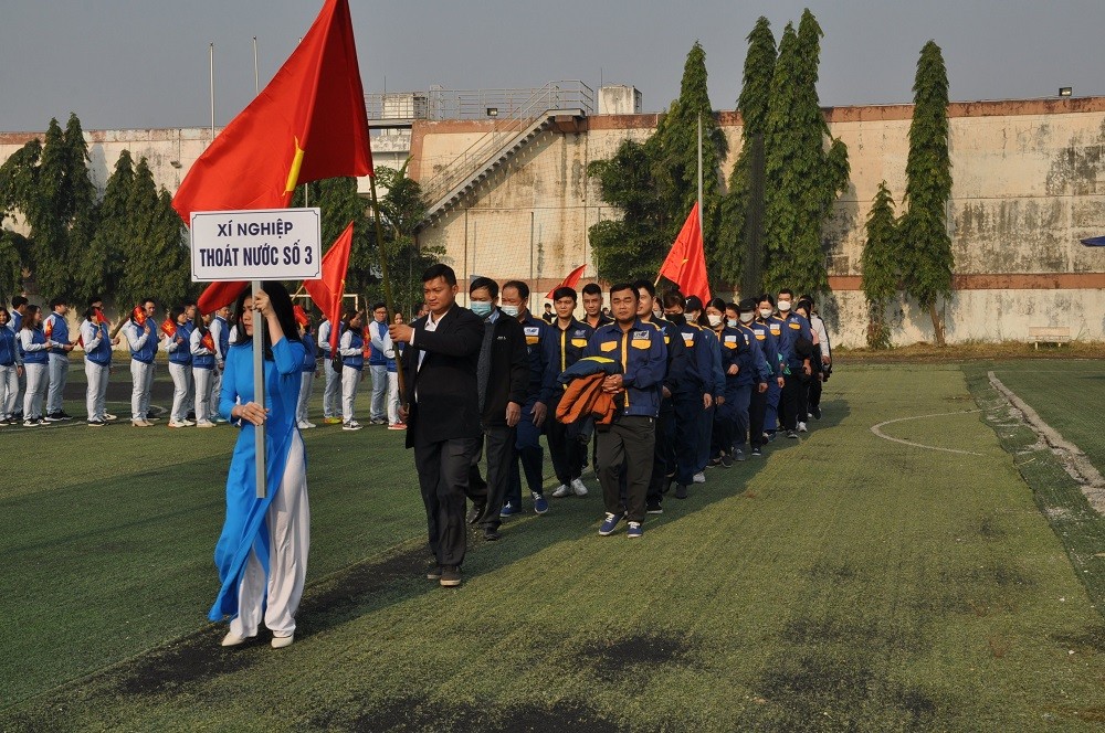 Tưng bừng ngày hội Thể dục thể thao ngành thoát nước Thủ đô