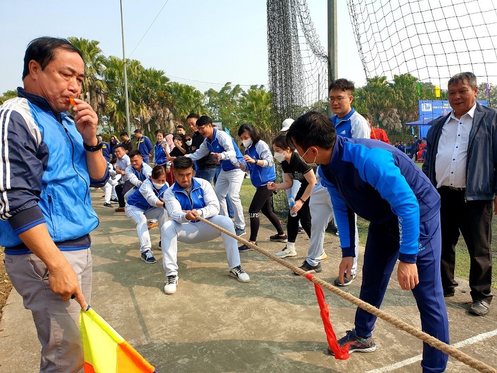 Tưng bừng ngày hội Thể dục thể thao ngành thoát nước Thủ đô