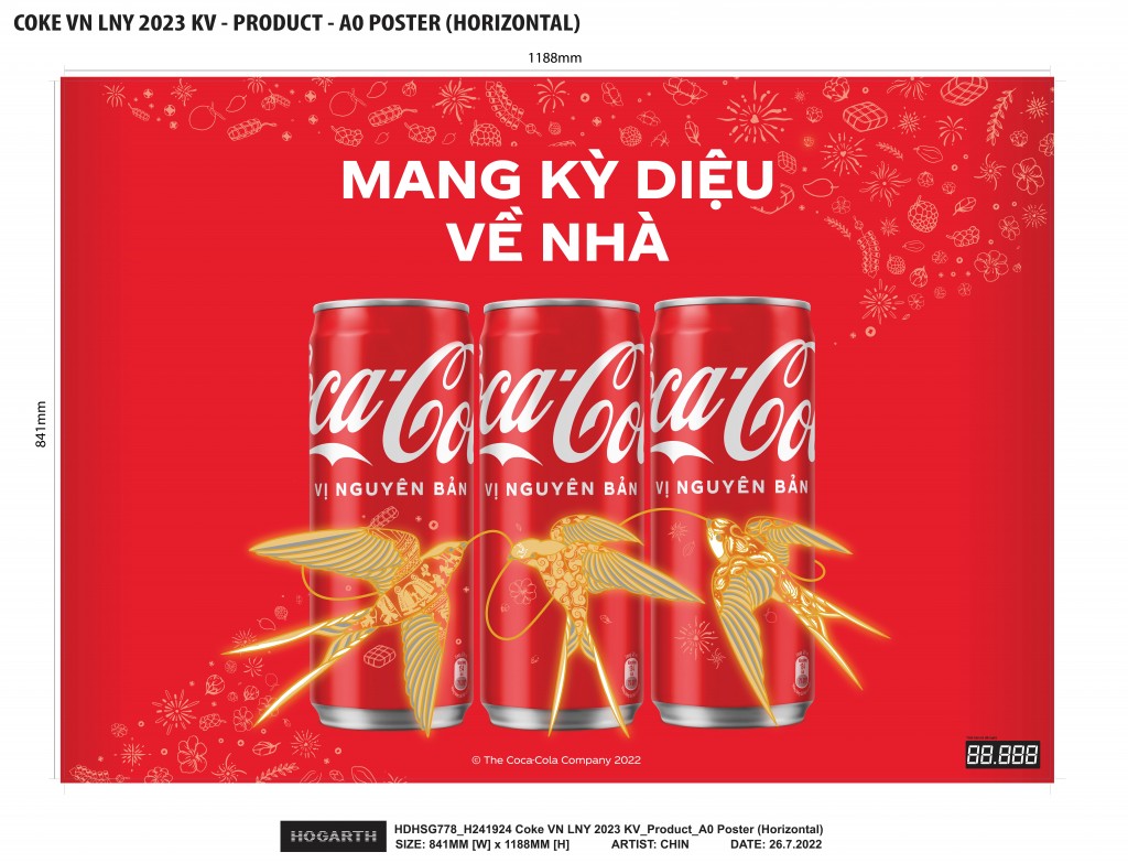 Người tiêu dùng đã có thể mua các sản phẩm COCA-COLA® phiên bản Tết 2023 tại các đại lý trên toàn quốc và trên sàn thương mại điện tử Lazada với nhiều ưu đãi hấp dẫn